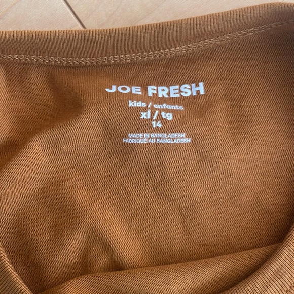 🍀Sale 4/$20 NWOT Boys Joe Fresh long sleeved shirt, sz XL - Picture 2 of 3